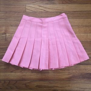 American apparel pink tennis skirt